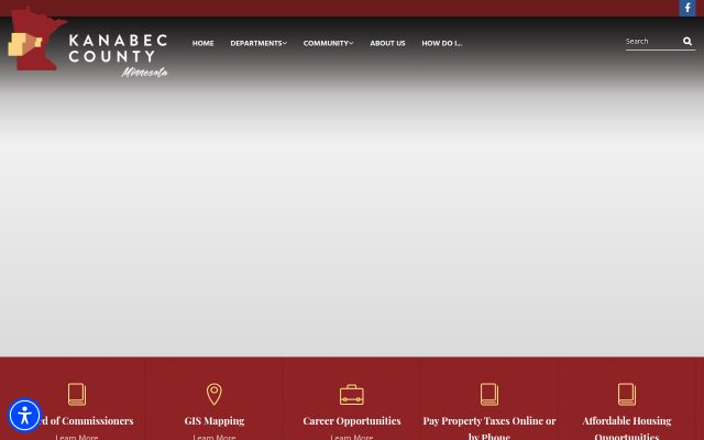 Screenshot of Kanabec County Jail website